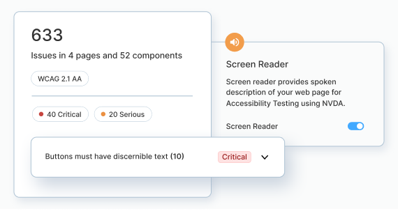 8x faster workflow scans, real screen readers on demand